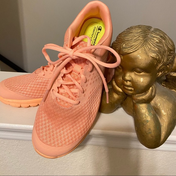 peach champion shoes